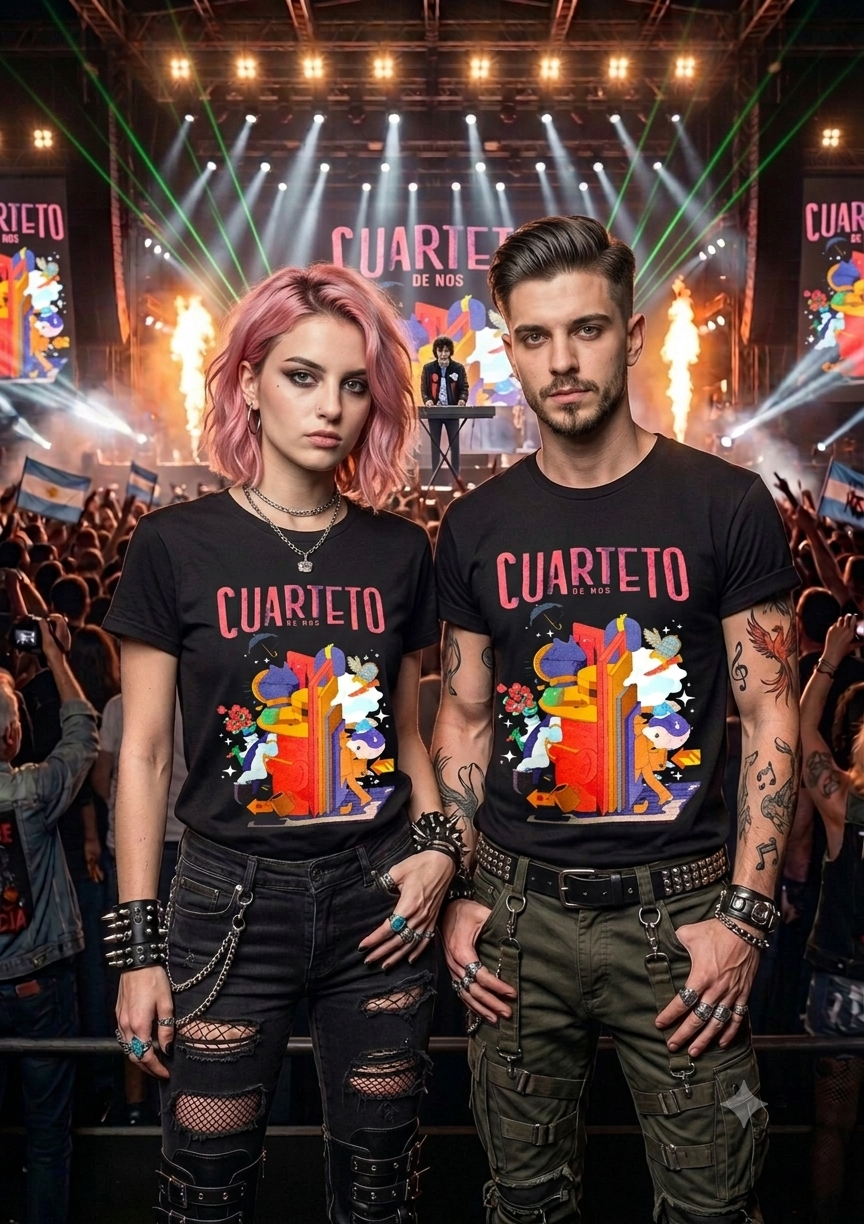 REMERA CUARTETO DE NOS COLORES (UNISEX) - Image 3
