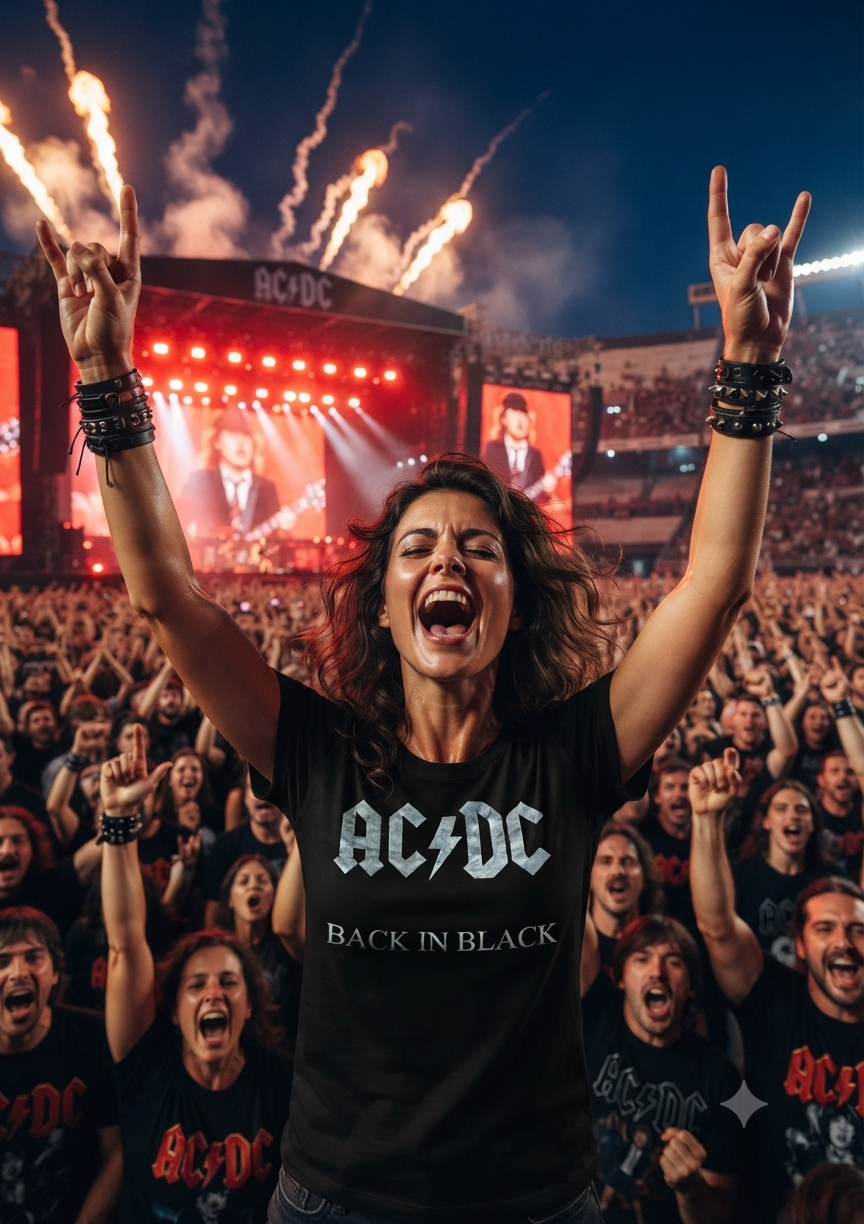 REMERA AC/DC BACK IN BLACK (UNISEX) - Image 4