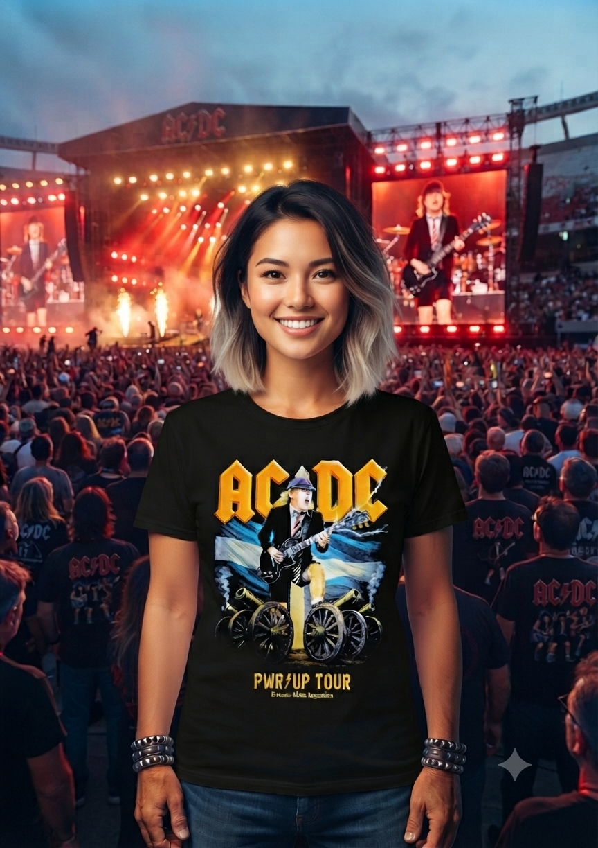 REMERA AC/DC ANGUS BANDERA ARGENTINA (UNISEX) - Image 4