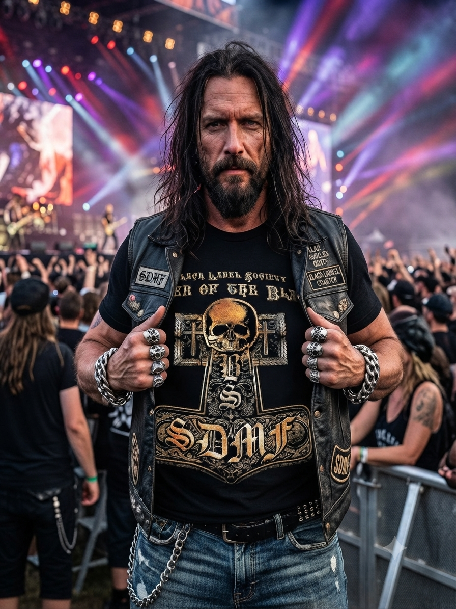 REMERA BLACK LABEL SOCIETY ORDER OF THE BLACK (UNISEX) - Image 3
