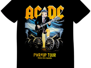 REMERA AC/DC ANGUS BANDERA ARGENTINA (UNISEX)