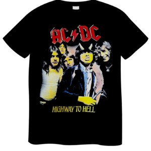 REMERA AC/DC HIGHWAY TO HELL (UNISEX)