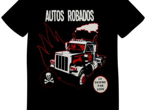 REMERA AUTOS ROBADOS LA DESPROPORCION (UNISEX)