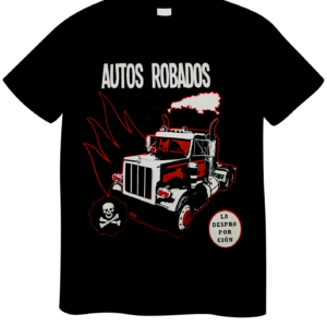 REMERA AUTOS ROBADOS LA DESPROPORCION (UNISEX)