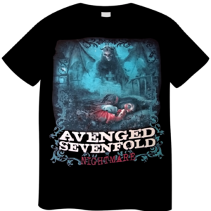 REMERA AVENGED SEVENFOLD NIGHTMARE (UNISEX)