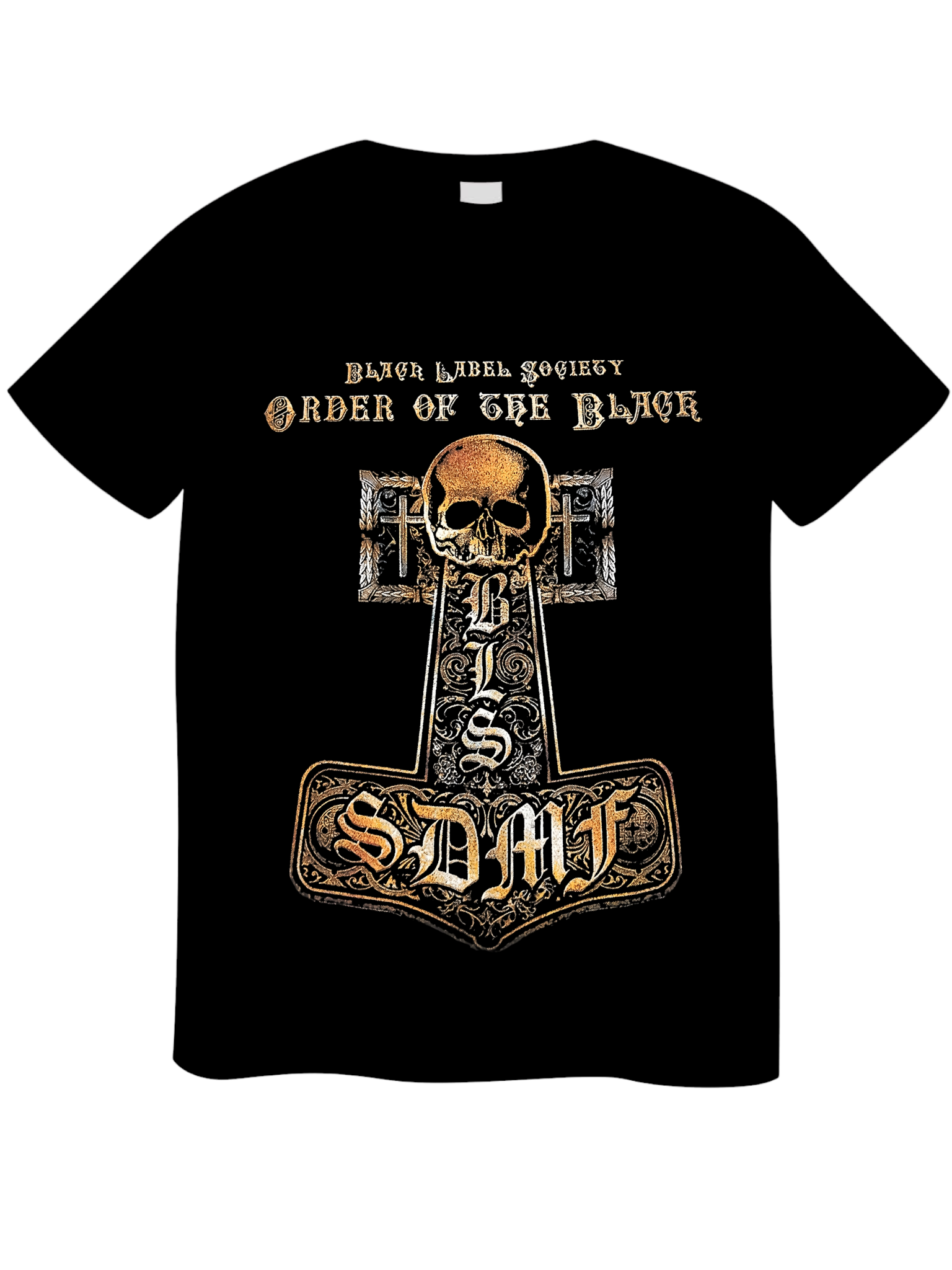 REMERA BLACK LABEL SOCIETY ORDER OF THE BLACK (UNISEX)