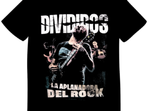 REMERA DIVIDIDOS LA APLANADORA DEL ROCK (UNISEX)