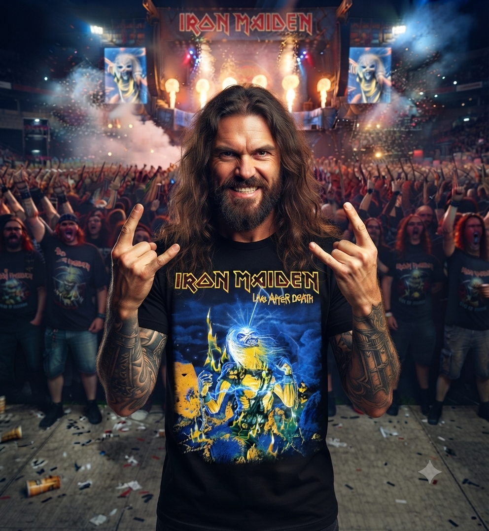 REMERA IRON MAIDEN LIVE AFTER DEATH (UNISEX) - Image 3