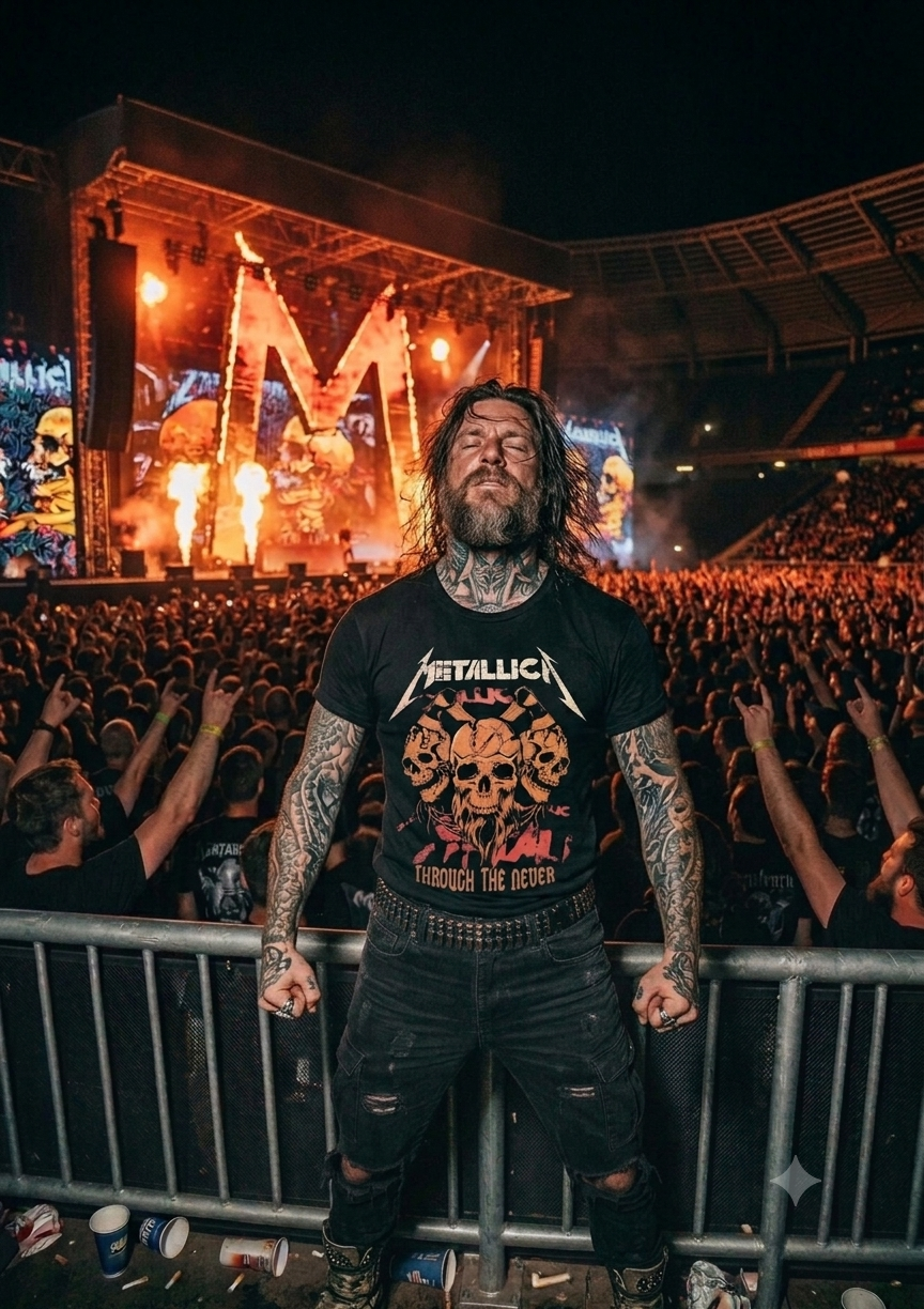 REMERA METALLICA THROUGH THE NEVER (UNISEX) - Image 3
