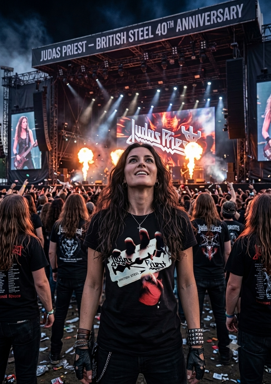 REMERA JUDAS PRIEST BRITISH STEEL (UNISEX) - Image 4