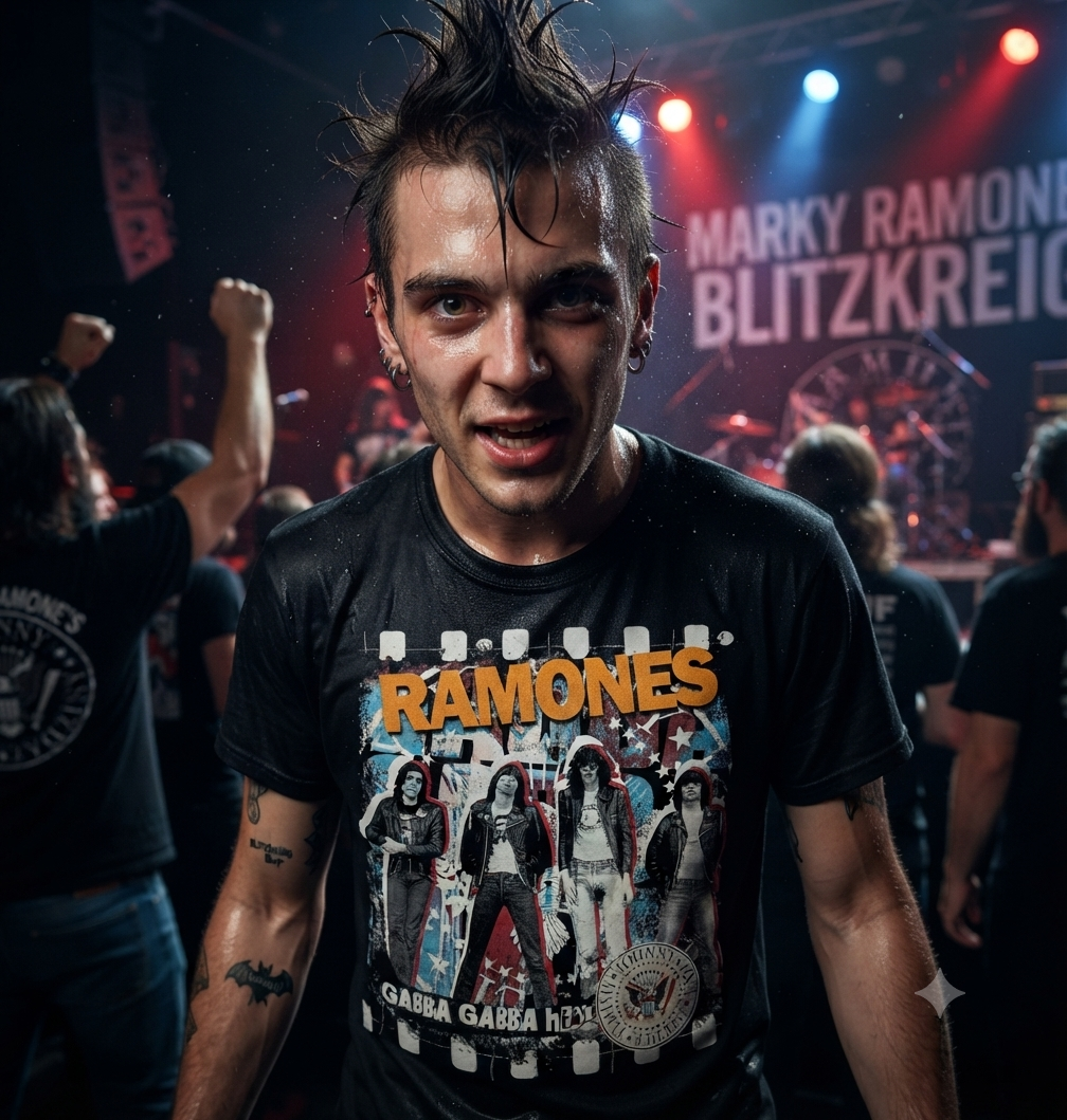 REMERA RAMONES GABBA GABBA HEY (UNISEX) - Imagen 3