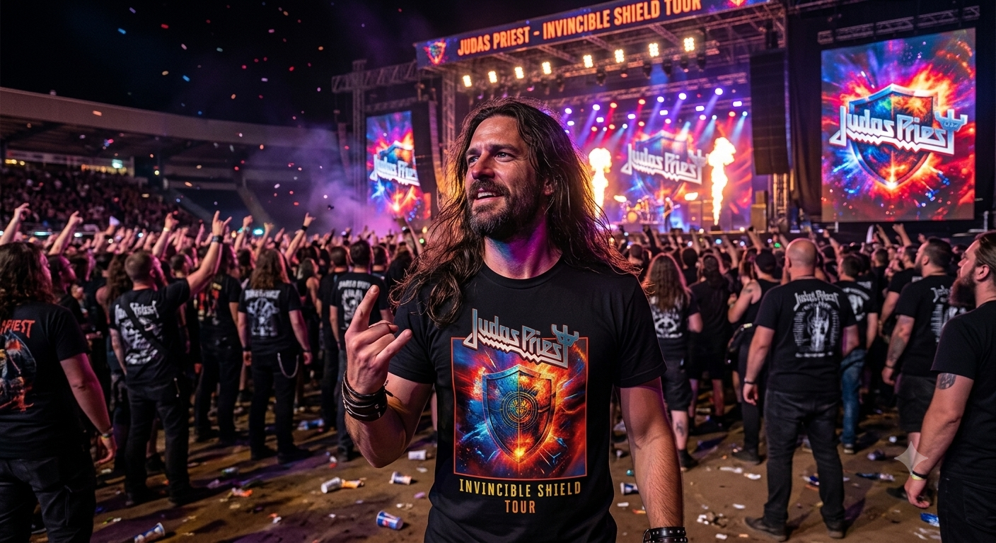 REMERA JUDAS PRIEST INVINSIBLE SHIELDS (UNISEX) - Image 3