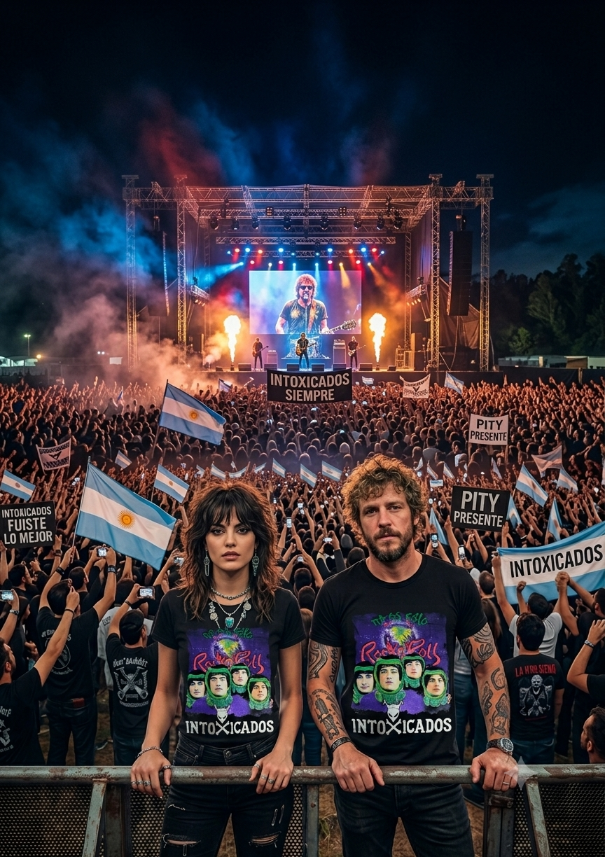 REMERA INTOXICADOS ROCK AND ROLL (UNISEX) - Image 3