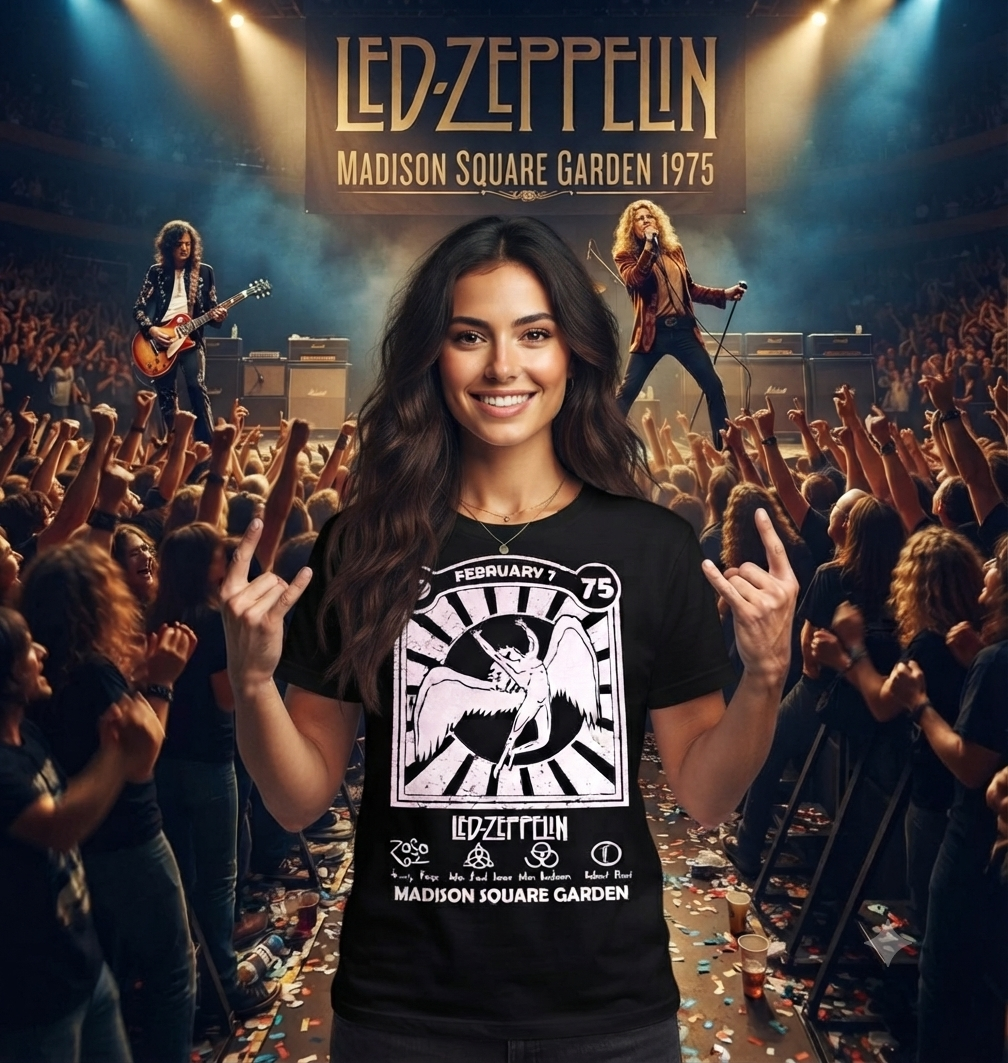 REMERA LED ZEPPELIN MADISON SQUARE GARDEN 1975 (UNISEX) - Image 4