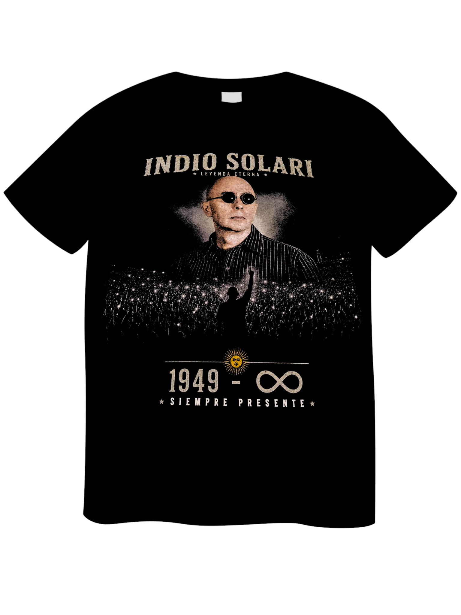 REMERA INDIO SOLARI GRACIAS LEYENDA ETERNA (UNISEX)