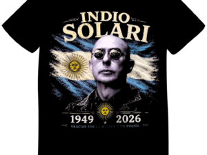 REMERA INDIO SOLARI BANDERA ARGENTINA (UNISEX)