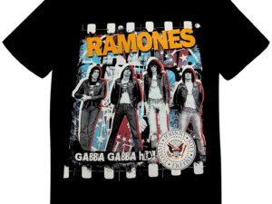 REMERA RAMONES GABBA GABBA HEY (UNISEX)