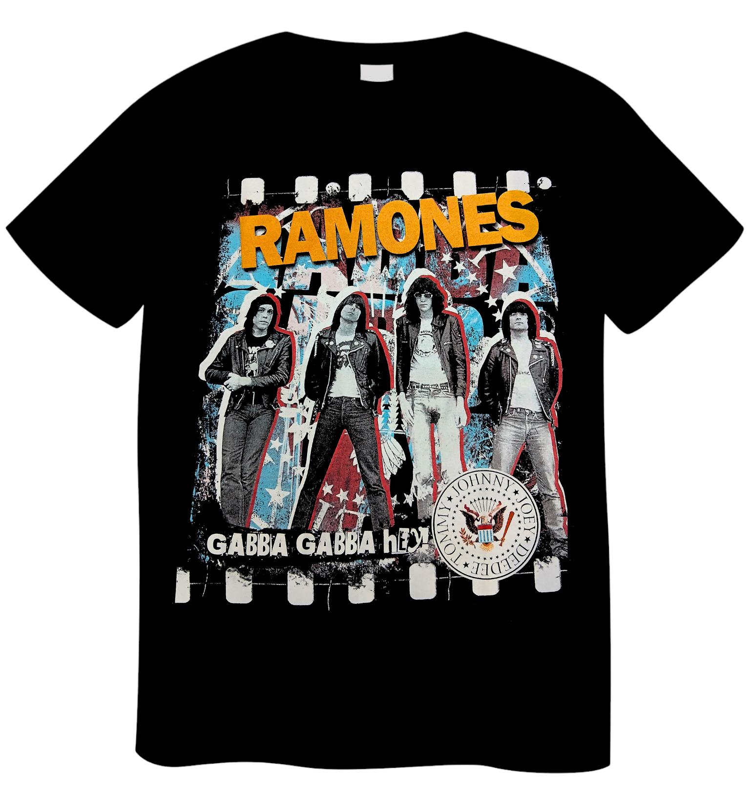REMERA RAMONES GABBA GABBA HEY (UNISEX)