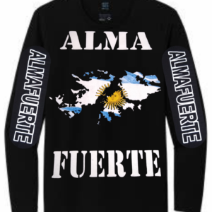 REMERA MANGA LARGA ALMAFUERTE MALVINAS (UNISEX)