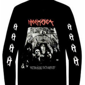 REMERA MANGA LARGA HERMETICA VICTIMAS DEL VACIAMIENTO (UNISEX)