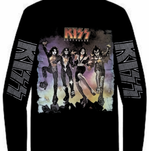 REMERA MANGA LARGA KISS DESTROYER (UNISEX)