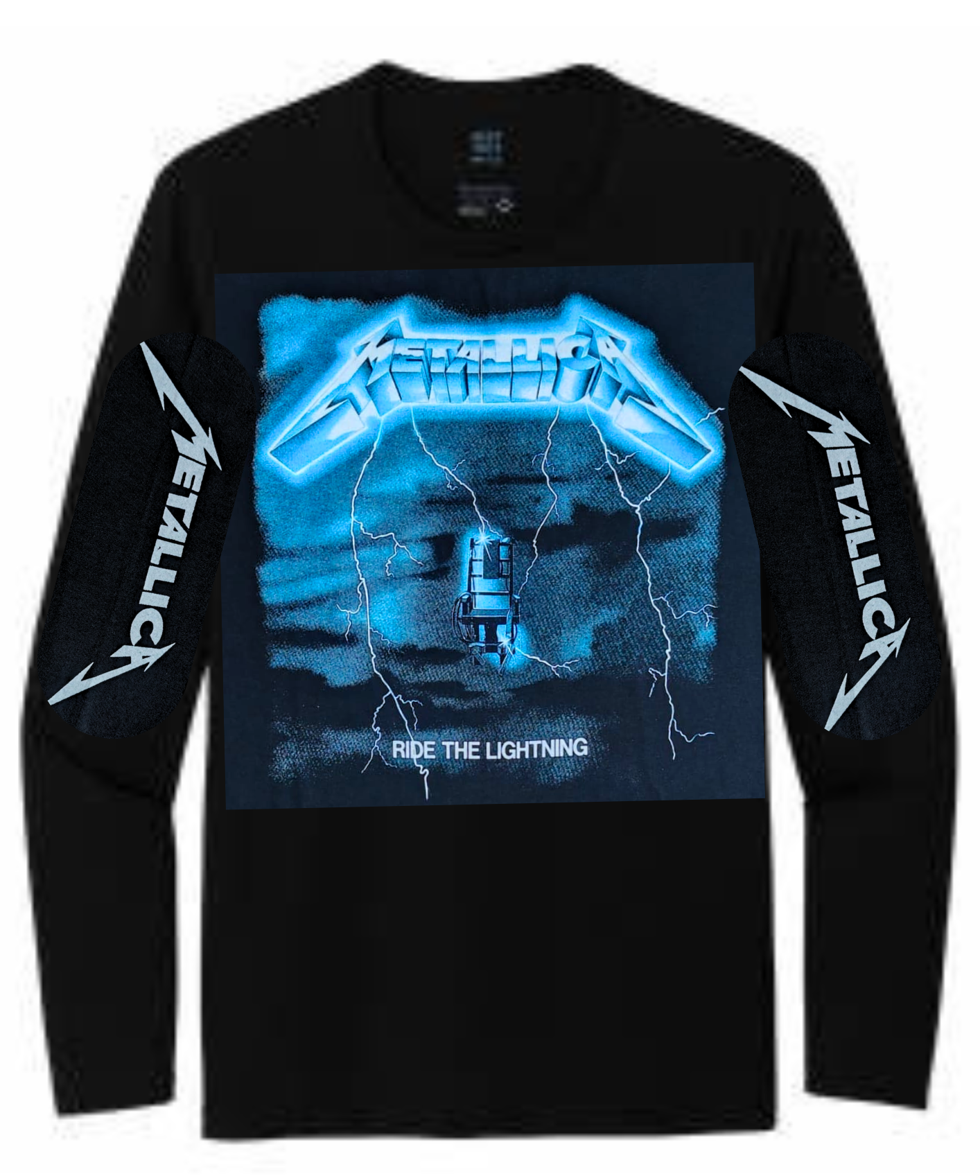 REMERA MANGA LARGA METALLICA RIDE THE LIGHTNING (UNISEX)