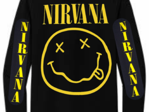 REMERA MANGA LARGA NIRVANA SMILE (UNISEX)