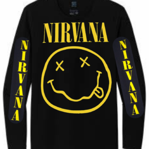 REMERA MANGA LARGA NIRVANA SMILE (UNISEX)