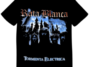REMERA RATA BLANCA TORMENTA ELECTRICA (UNISEX)