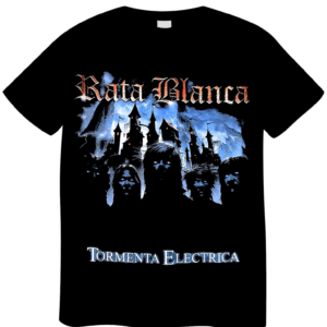 REMERA RATA BLANCA TORMENTA ELECTRICA (UNISEX)