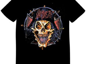 REMERA SLAYER LOGO CALAVERA (UNISEX)