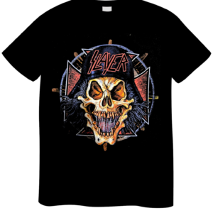 REMERA SLAYER LOGO CALAVERA (UNISEX)
