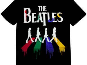 REMERA BEATLES ABBEY ROAD COLORES (UNISEX)
