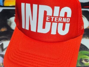 GORRA TRUCKER INDIO ETERNO (ROJA)