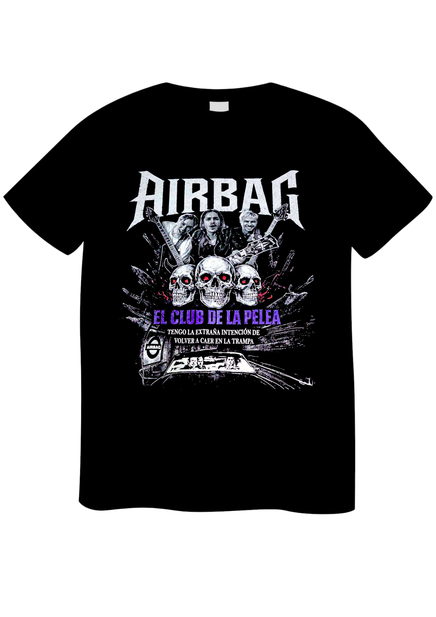 REMERA AIRBAG CLUB DE LA PELEA (UNISEX)
