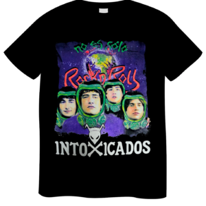REMERA INTOXICADOS ROCK AND ROLL (UNISEX)