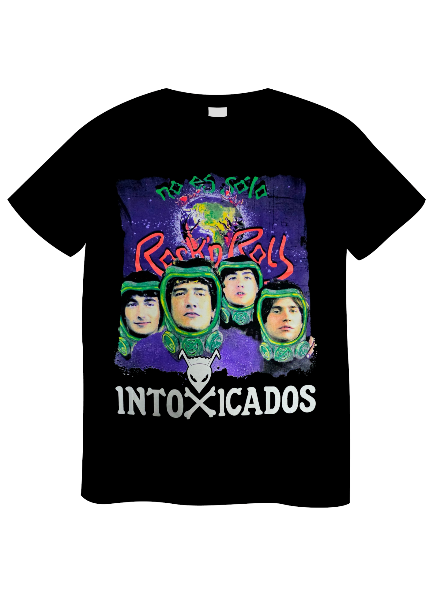 REMERA INTOXICADOS ROCK AND ROLL (UNISEX)