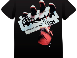 REMERA JUDAS PRIEST BRITISH STEEL (UNISEX)