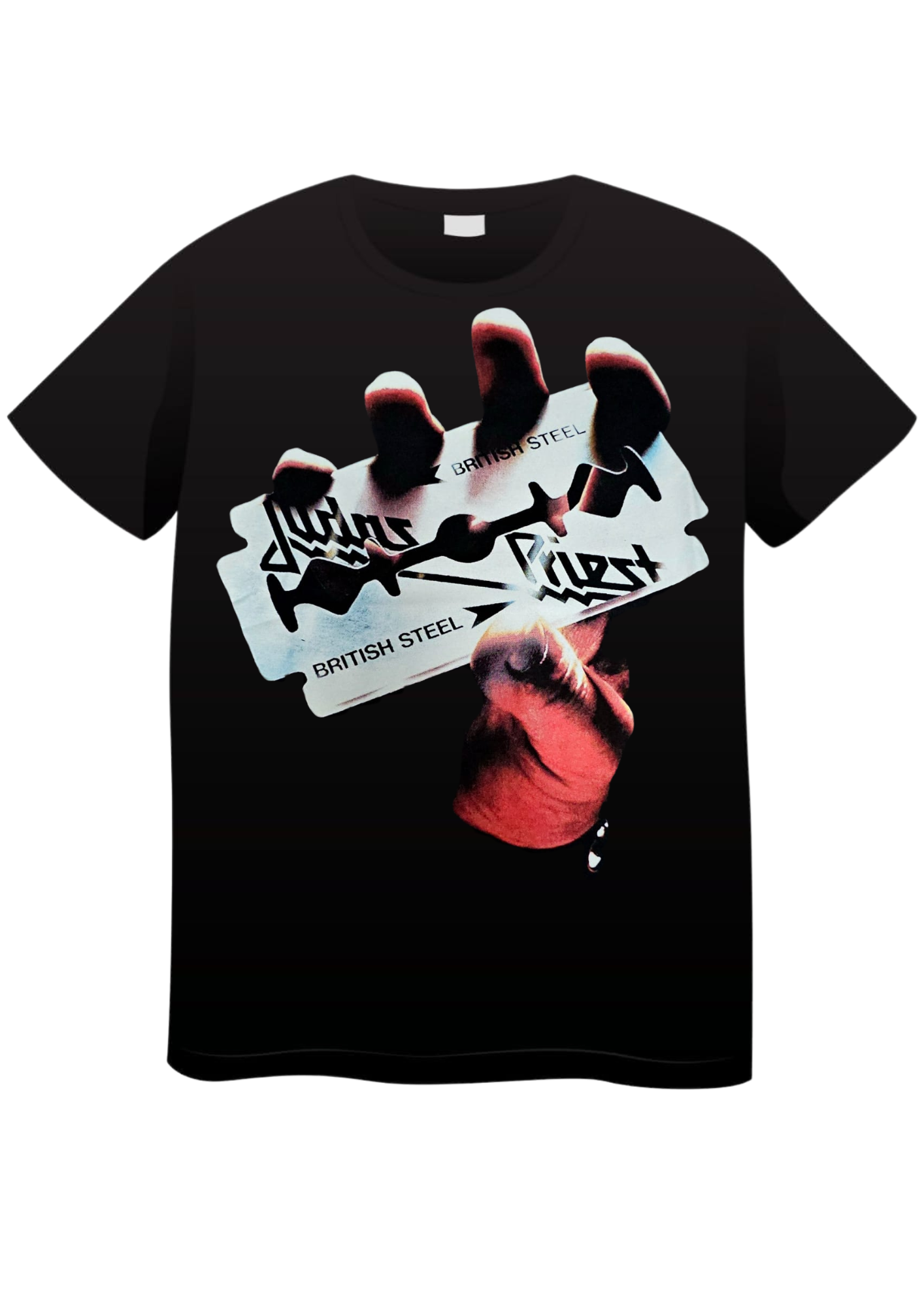 REMERA JUDAS PRIEST BRITISH STEEL (UNISEX)