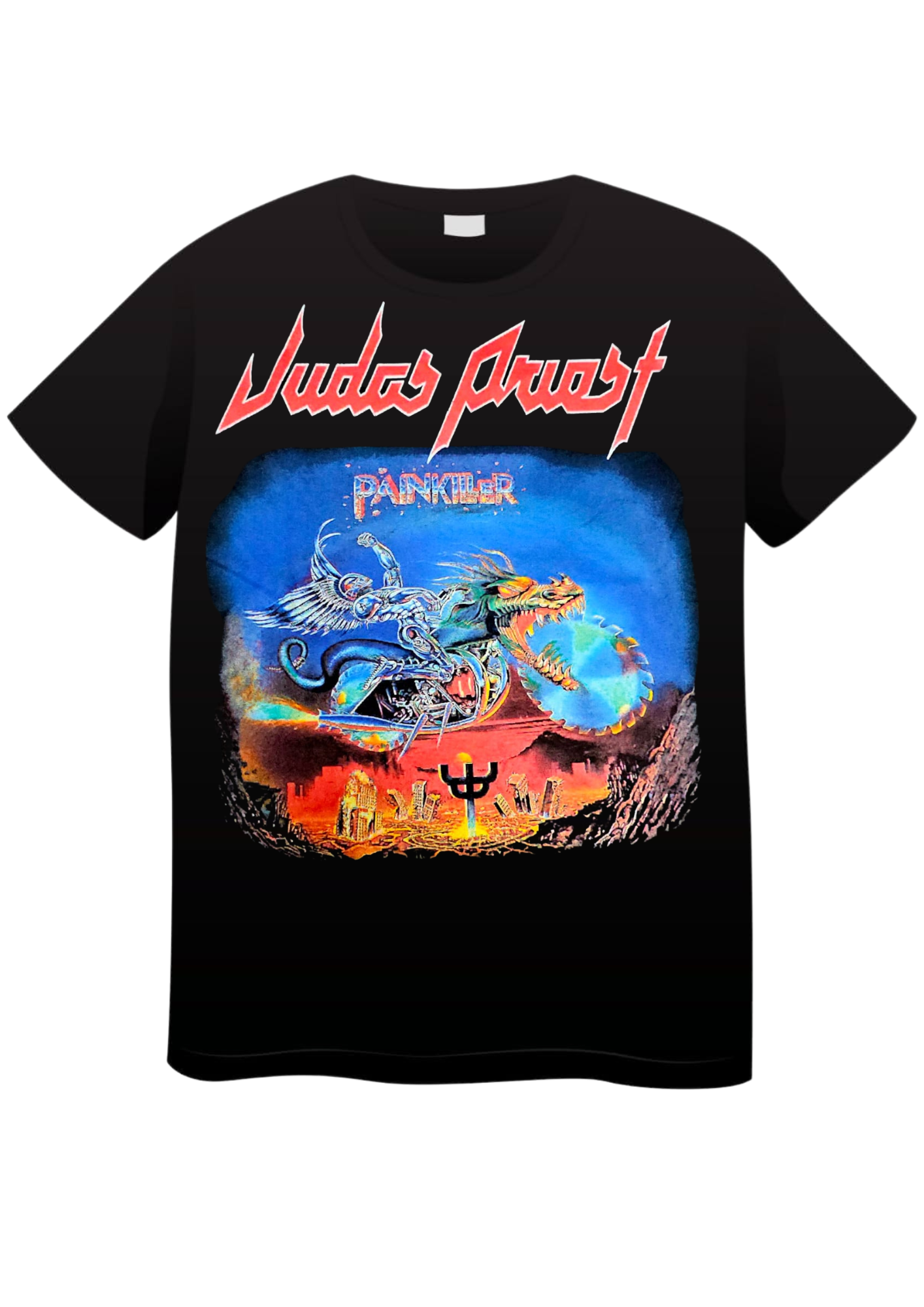REMERA JUDAS PRIEST PAINKILLER (UNISEX)