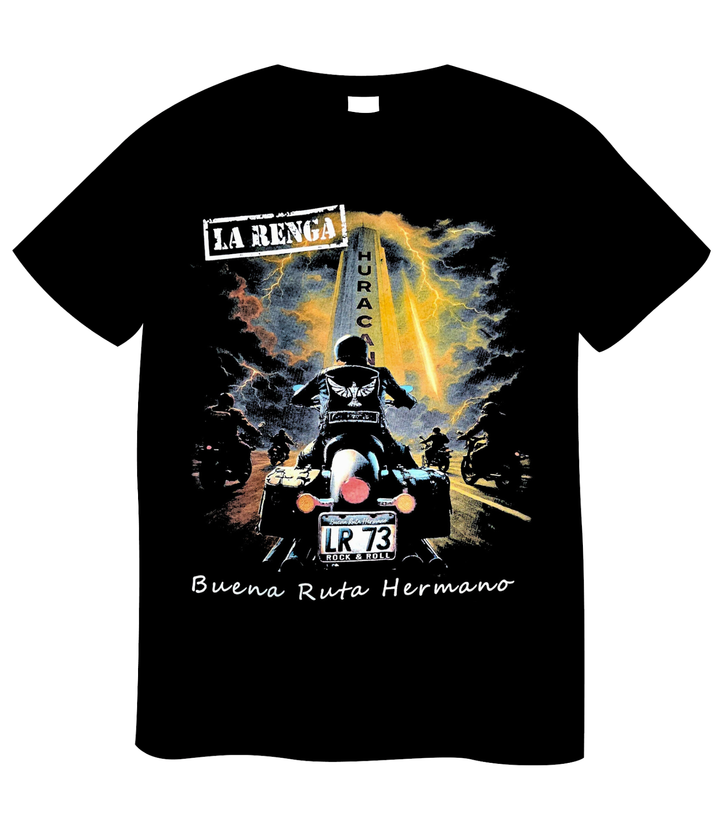 REMERA LA RENGA HURACAN 2025 (UNISEX)