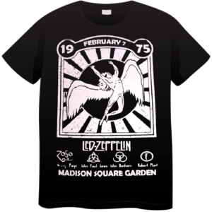 REMERA LED ZEPPELIN MADISON SQUARE GARDEN 1975 (UNISEX)
