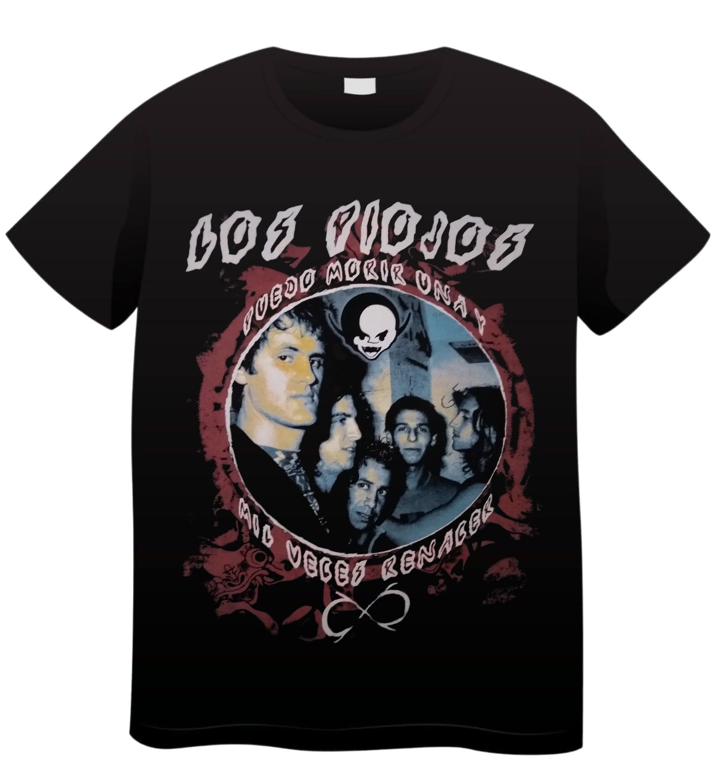 REMERA LOS PIOJOS BANDA (UNISEX)