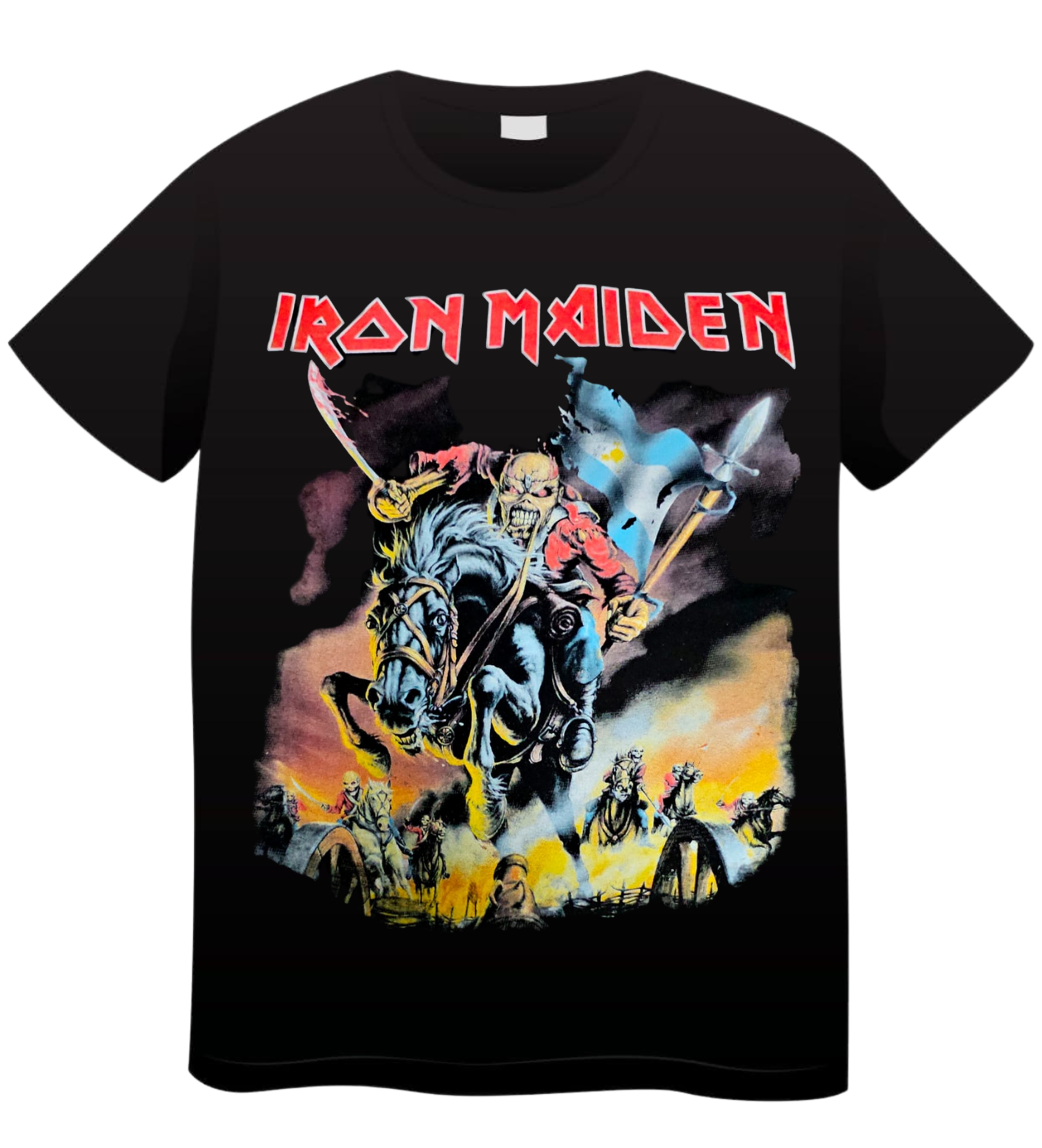 REMERA IRON MAIDEN THE TROOPER (UNISEX)