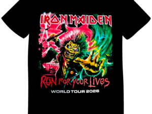 REMERA IRON MAIDEN RUN FOR YOUR LIVES (UNISEX)