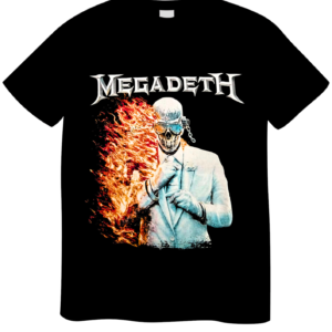 REMERA MEGADETH FUEGO (UNISEX)