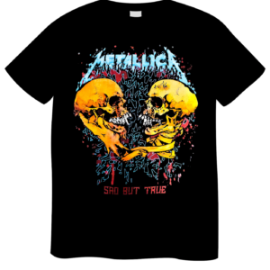 REMERA METALLICA SAD BUT TRUE (UNISEX)