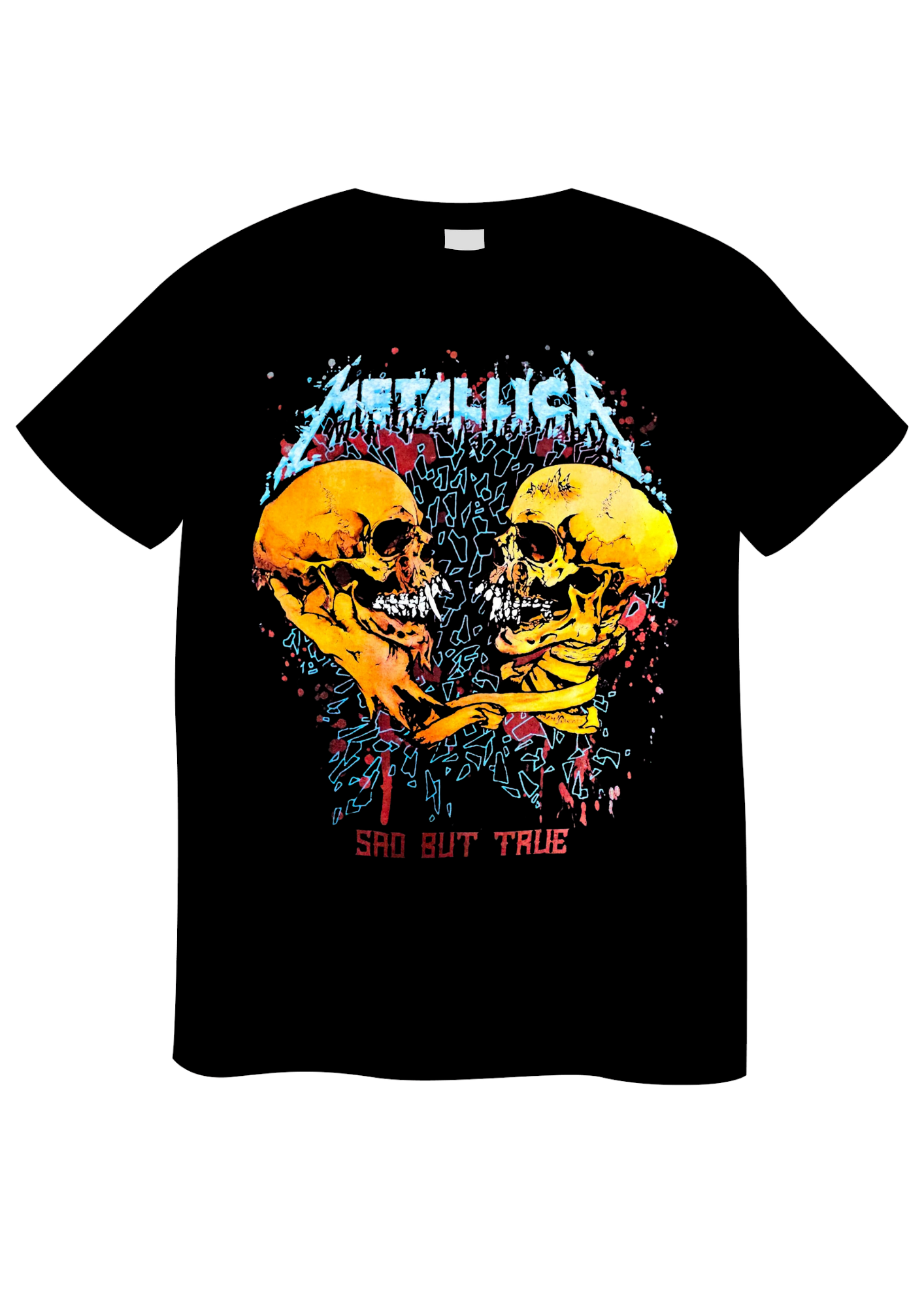 REMERA METALLICA SAD BUT TRUE (UNISEX)