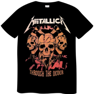 REMERA METALLICA THROUGH THE NEVER (UNISEX)