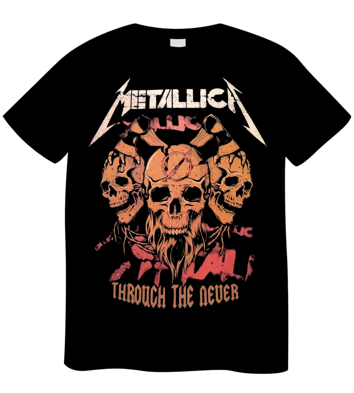 REMERA METALLICA THROUGH THE NEVER (UNISEX)